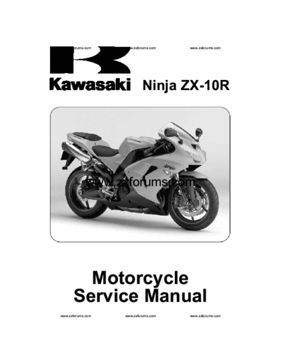 Kawasaki ZX1000D6F Service Manual - Gen. Inf, Maintenance, Fuel System, Cooling, Engine, Clitch, Lubrication, Transmission, Electrical System, ecc. - (14.255Kb Part File 1/7) pag. 651
